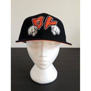 MGoood Korean Pro Baseball League Adjustable Black Baseball Cap